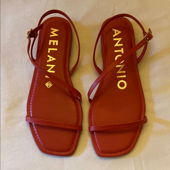 ANTONIO MELANI Shoes - ANTONIO MELANI Strappy Red Sandals